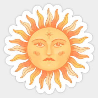 Sun Boho Vintage Sticker